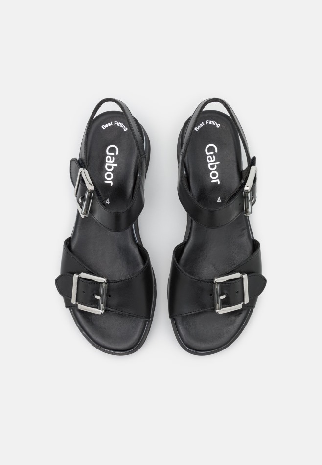 Gabour | Sandales à Plateforme Exclusives Noires